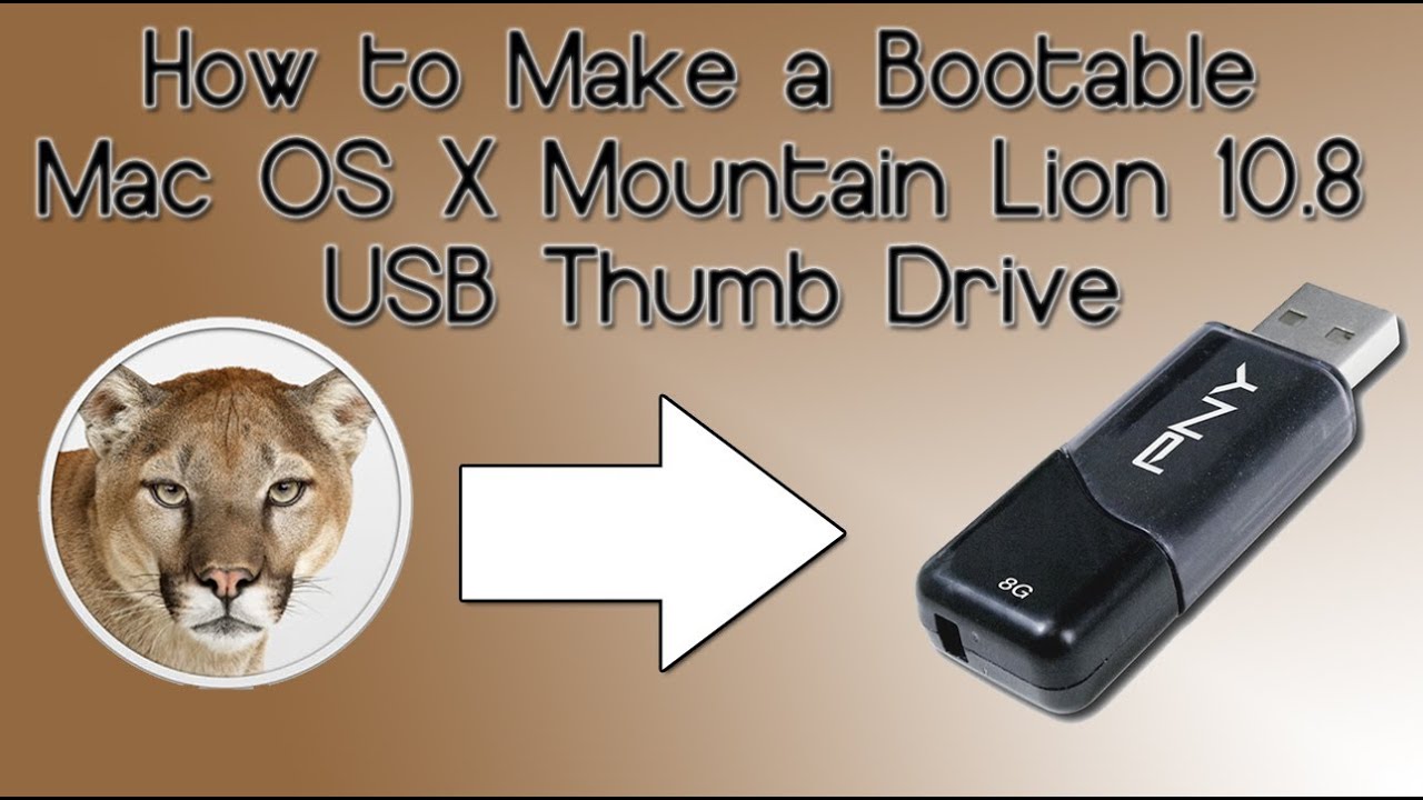 create boot disk on usb stick for mac osx